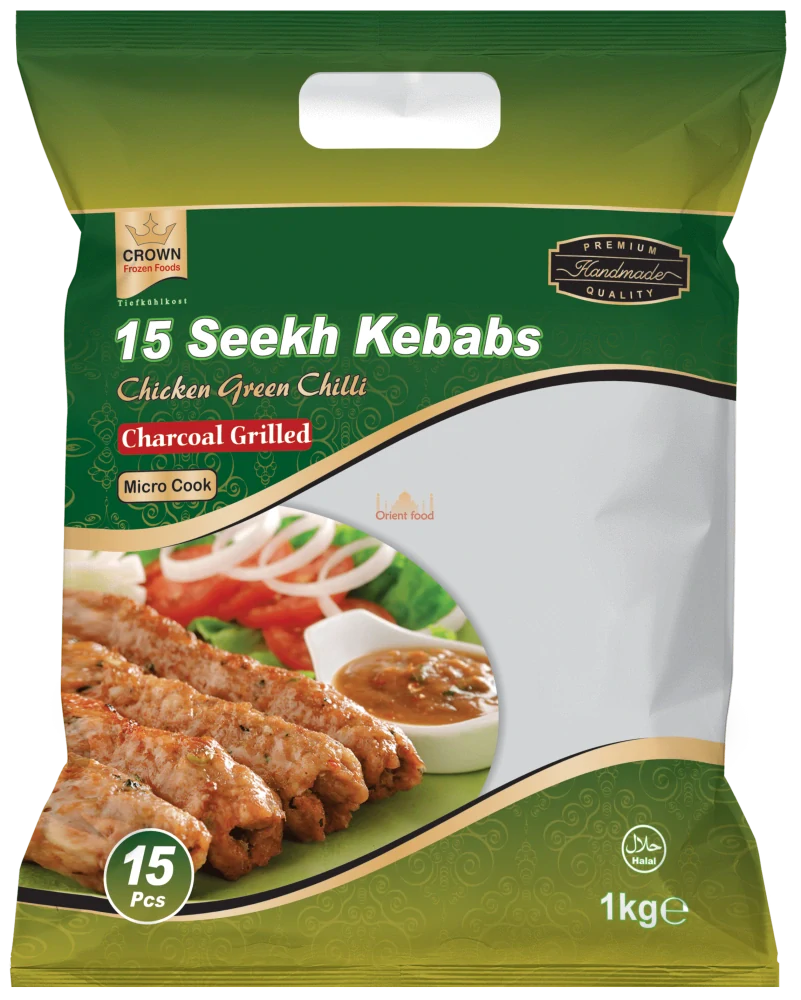 Kuřecí kebab se zeleným chilli 900g