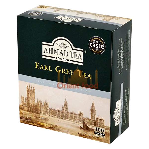 Ahmad Tea Earl Grey Tea černý čaj 100 sáčků 200 g