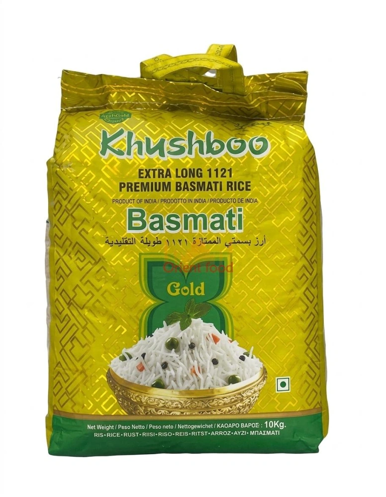 Extra dlouhá prémiová rýže Basmati 1121 Khushboo 10 kg