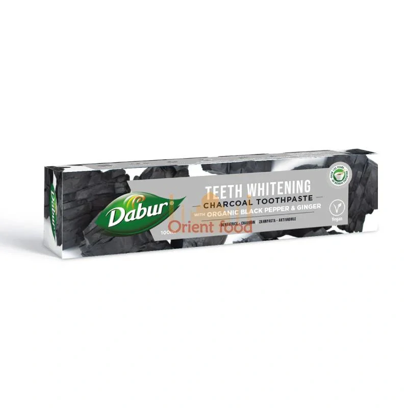Dabur zubní pasta s aktivním uhlím organické 100ml