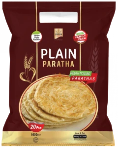 Indická vrstvená placka Paratha mražená rodinné balení 20ks / 1,6kg