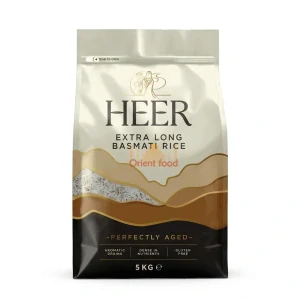 HEER Extra dlouhozrnná rýže Basmati 5 kg