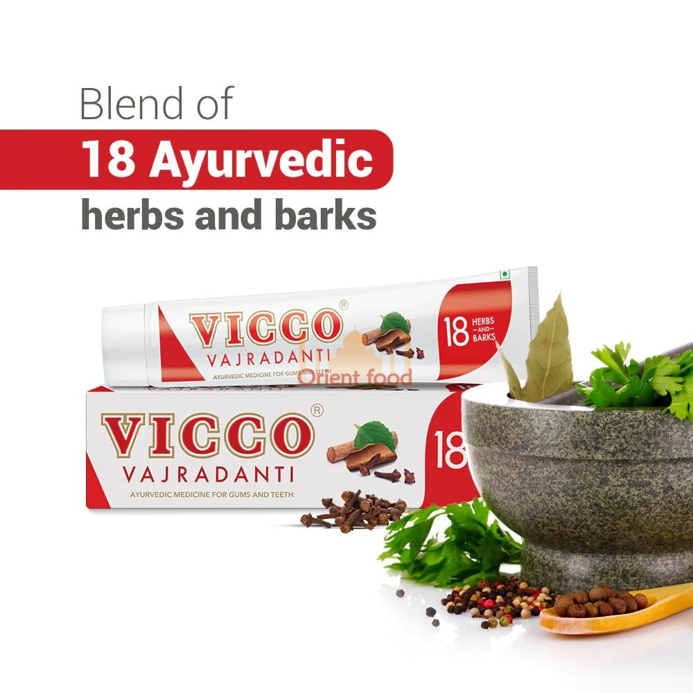 Ájurvédská bylinná zubní pasta Vicco 100g