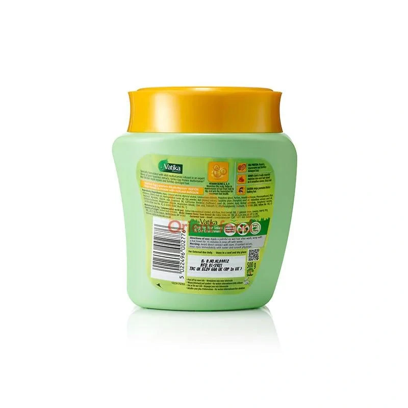 Multivitamínová maska ​​na vlasy s vaječným proteinem Vatika 500g